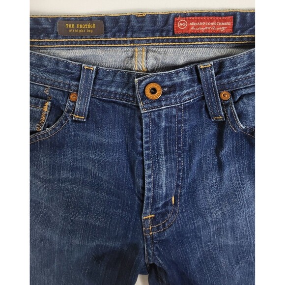 Adriano Goldschmied Jeans Womens 32Rx29 Stylish Straight Leg The Protege Denim - Picture 5 of 8